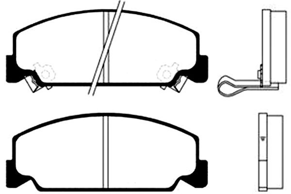 Remblokset Kavo Parts BP-2014