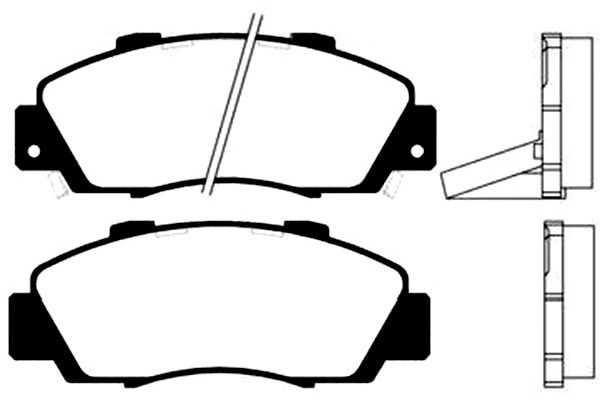 Remblokset Kavo Parts BP-2019