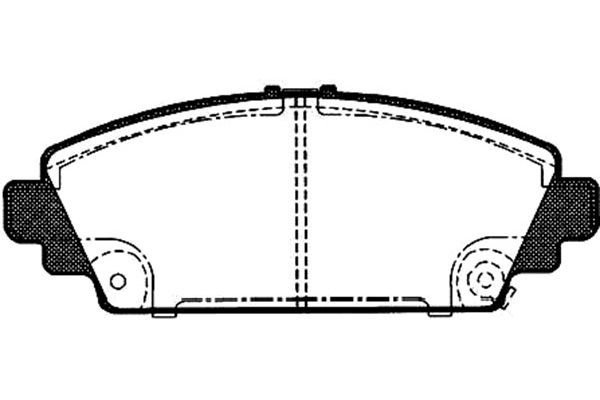 Remblokset Kavo Parts BP-2034