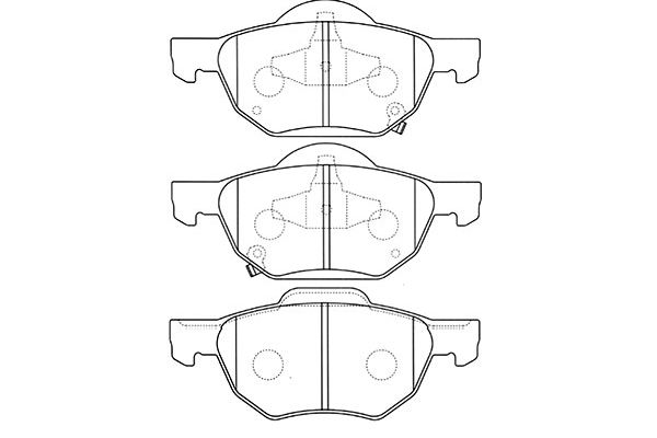 Remblokset Kavo Parts BP-2045