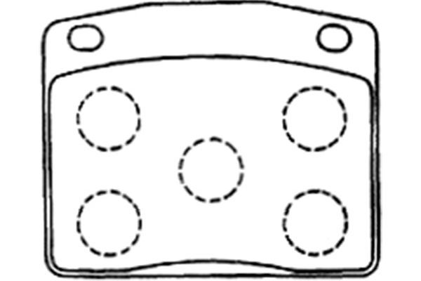 Remblokset Kavo Parts BP-2048