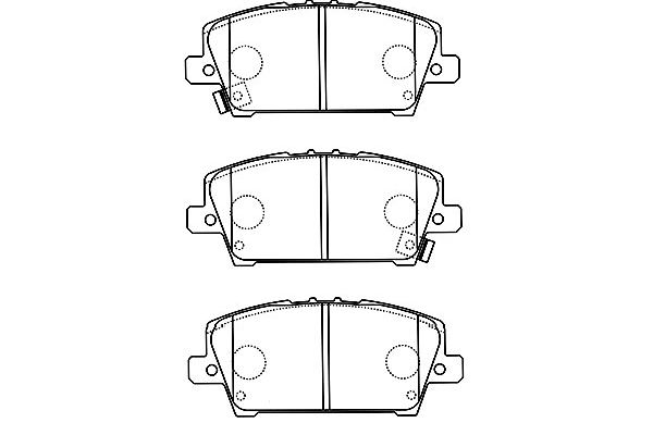 Remblokset Kavo Parts BP-2050