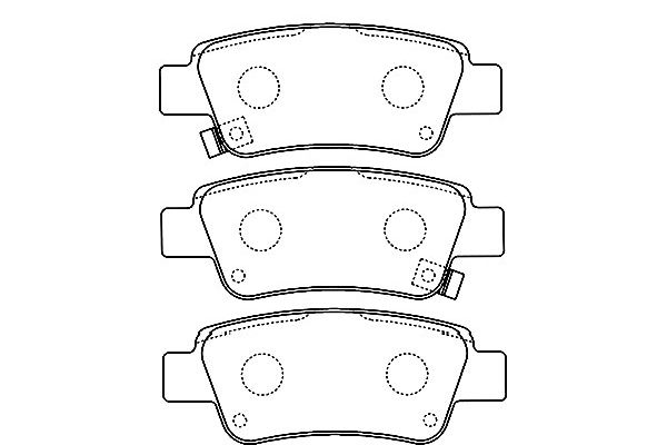 Remblokset Kavo Parts BP-2055