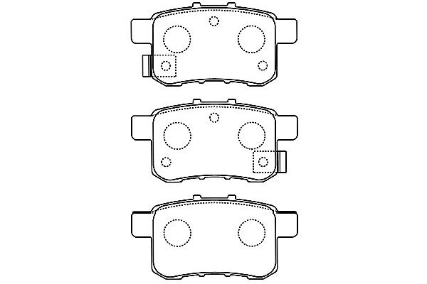 Remblokset Kavo Parts BP-2057