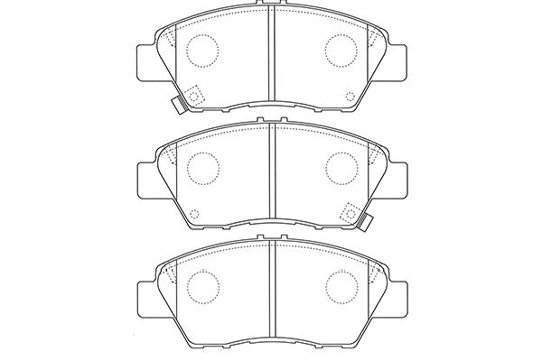 Remblokset Kavo Parts BP-2058