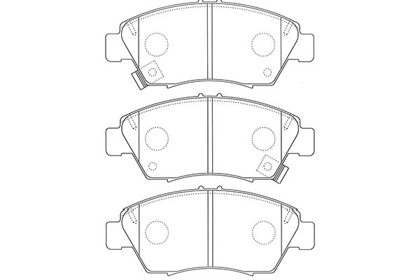 Remblokset Kavo Parts BP-2061