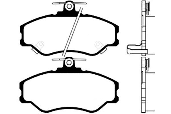 Remblokset Kavo Parts BP-3006