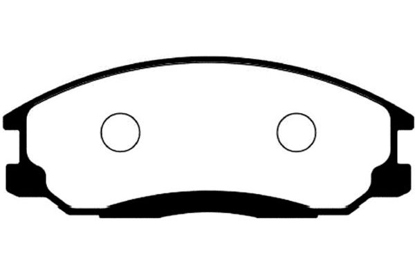 Remblokset Kavo Parts BP-3014