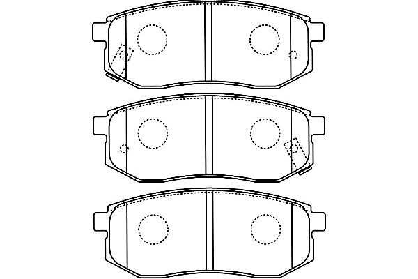 Remblokset Kavo Parts BP-3035