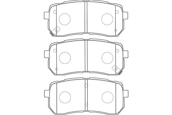 Remblokset Kavo Parts BP-3036