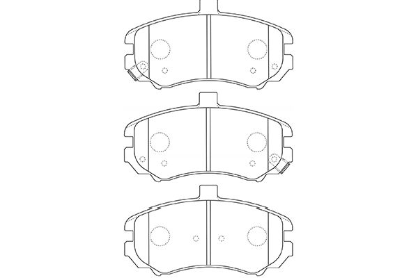 Remblokset Kavo Parts BP-3037