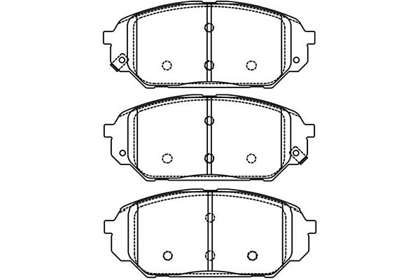 Remblokset Kavo Parts BP-3038