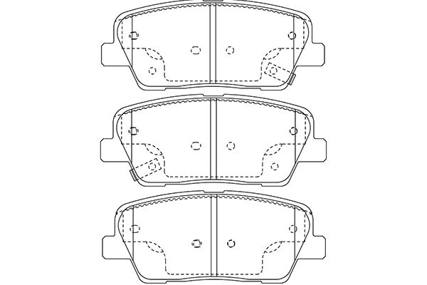 Remblokset Kavo Parts BP-3039