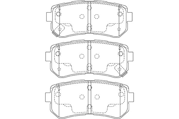 Remblokset Kavo Parts BP-3046