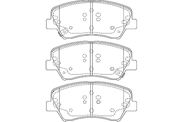 Remblokset Kavo Parts BP-3047