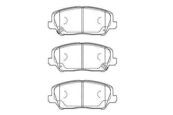 Remblokset Kavo Parts BP-3049