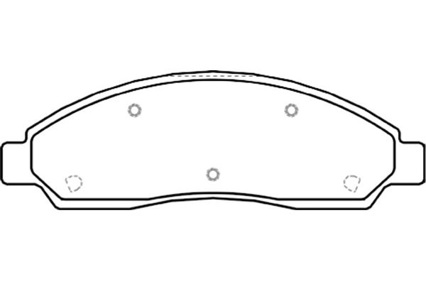 Remblokset Kavo Parts BP-3514