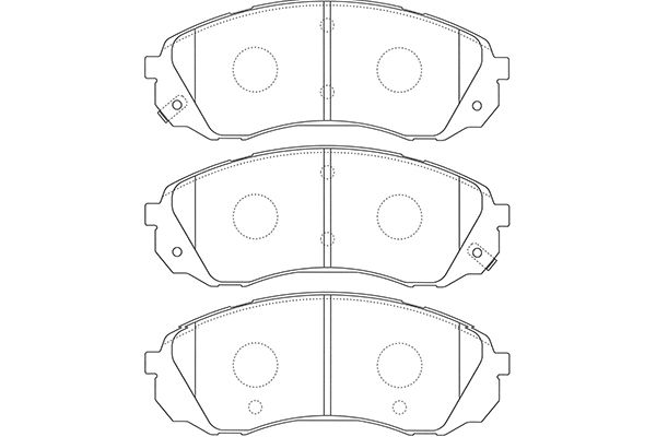 Remblokset Kavo Parts BP-4022