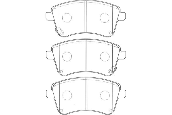 Remblokset Kavo Parts BP-4025