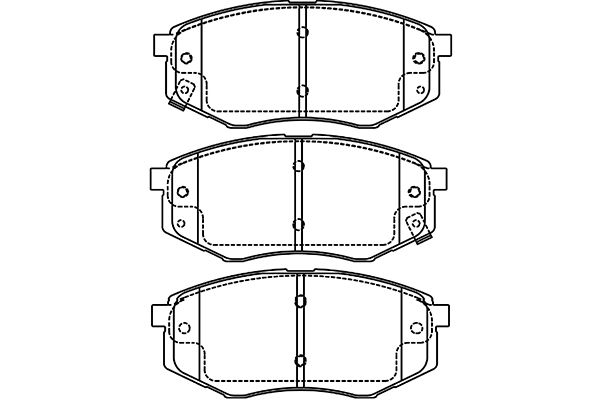 Remblokset Kavo Parts BP-4027