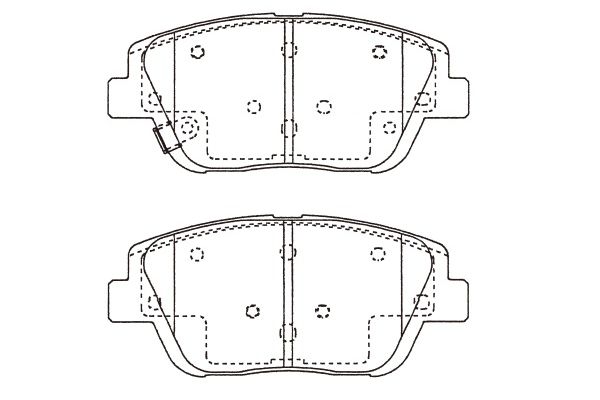 Remblokset Kavo Parts BP-4028