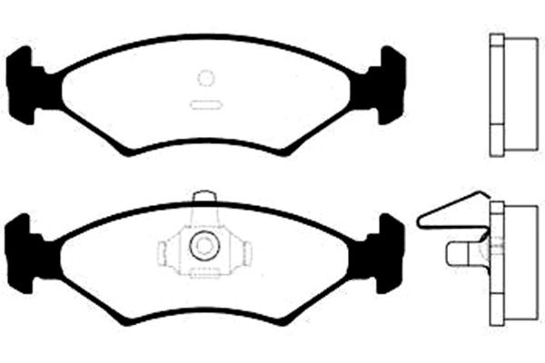 Remblokset Kavo Parts BP-4527