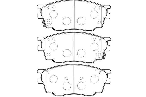 Remblokset Kavo Parts BP-4550