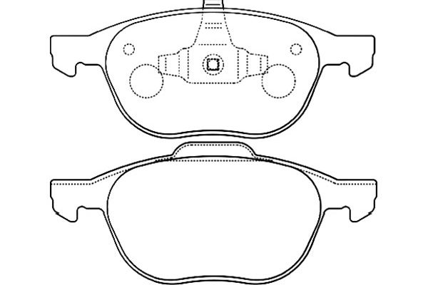 Remblokset Kavo Parts BP-4555