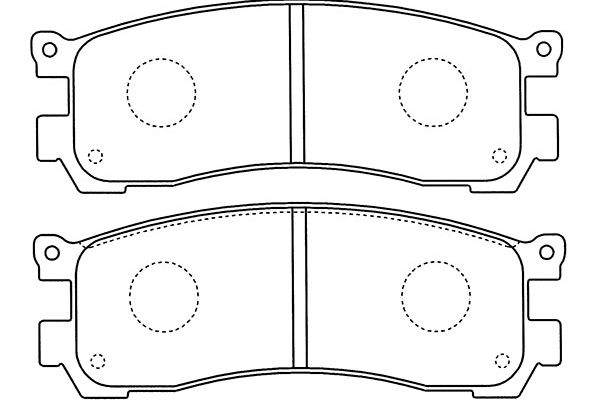 Remblokset Kavo Parts BP-4571