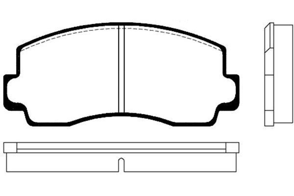 Remblokset Kavo Parts BP-5512