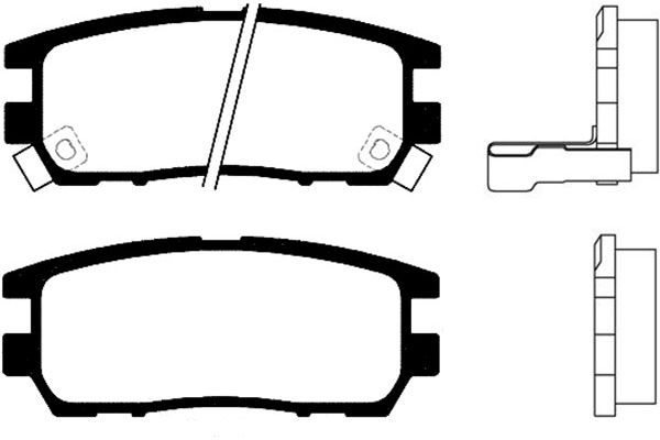 Remblokset Kavo Parts BP-5513