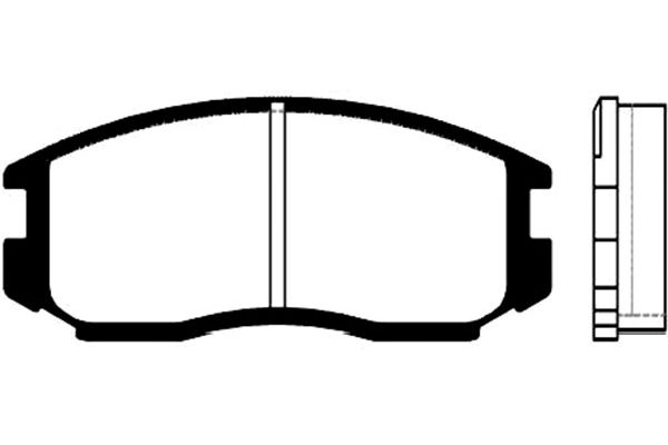 Remblokset Kavo Parts BP-5514