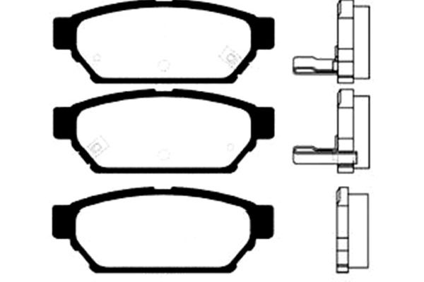Remblokset Kavo Parts BP-5523