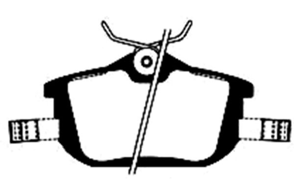 Remblokset Kavo Parts BP-5527