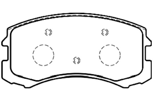 Remblokset Kavo Parts BP-5546