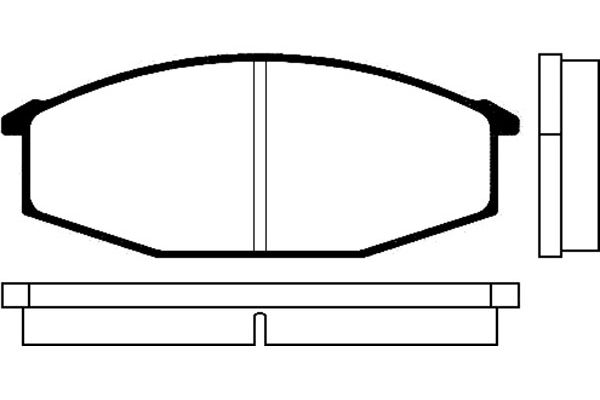 Remblokset Kavo Parts BP-6500