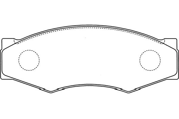 Remblokset Kavo Parts BP-6505