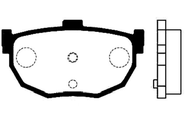 Remblokset Kavo Parts BP-6545