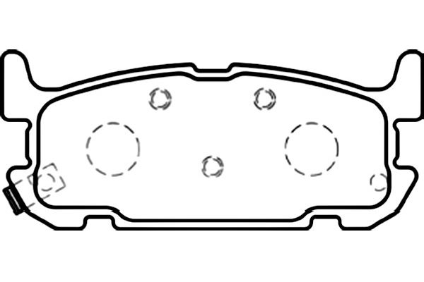Remblokset Kavo Parts BP-6589