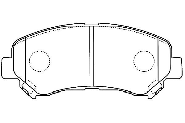 Remblokset Kavo Parts BP-6600