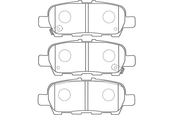 Remblokset Kavo Parts BP-6605