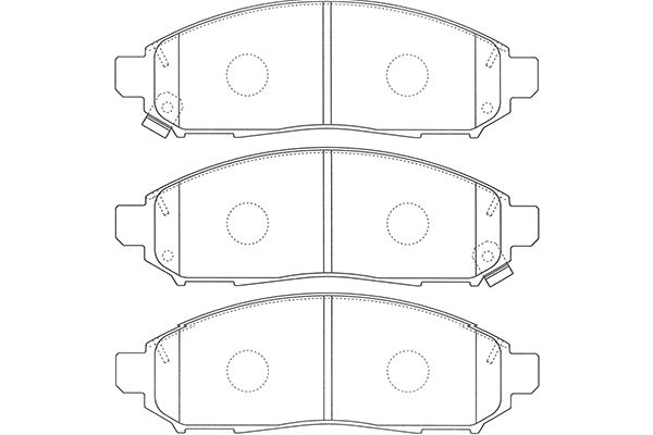 Remblokset Kavo Parts BP-6620