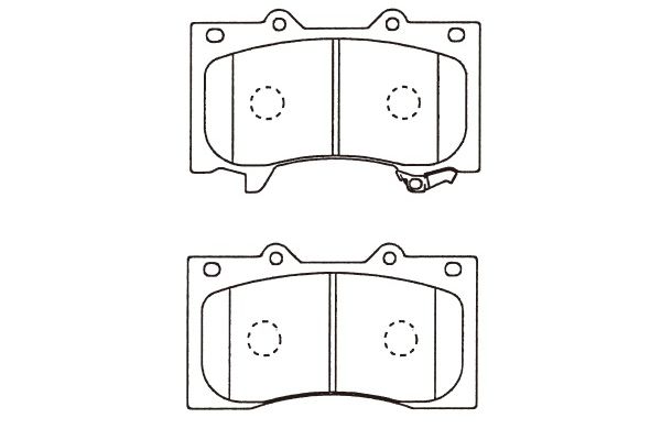 Remblokset Kavo Parts BP-6627