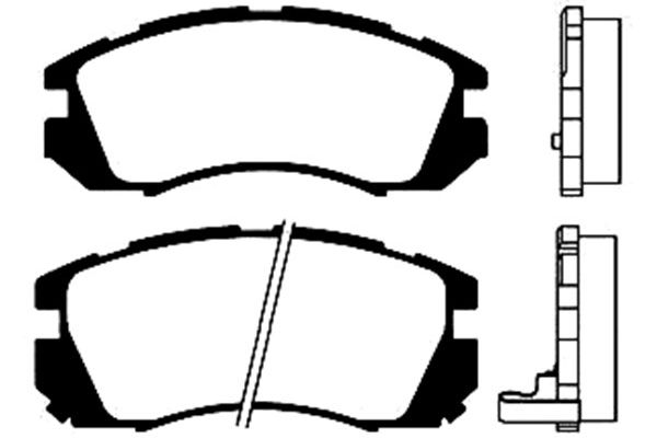 Remblokset Kavo Parts BP-8005