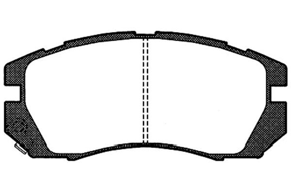 Remblokset Kavo Parts BP-8008