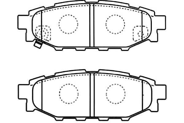 Remblokset Kavo Parts BP-8021