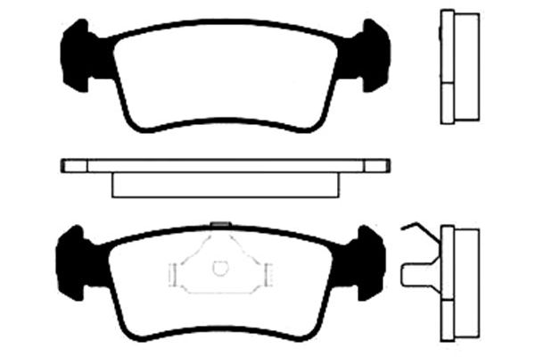 Remblokset Kavo Parts BP-8507