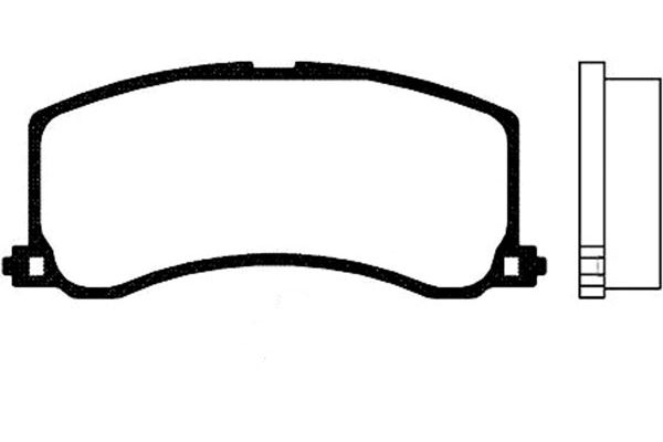 Remblokset Kavo Parts BP-8511