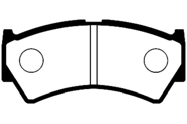 Remblokset Kavo Parts BP-8519