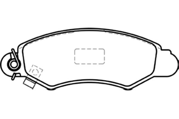 Remblokset Kavo Parts BP-8520